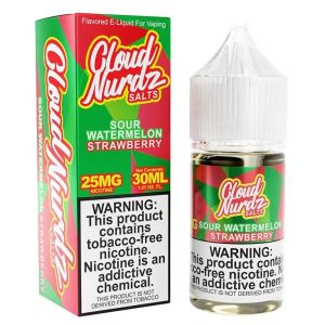 Cloud Nurdz TFN Salts Sour Watermelon Strawberry
