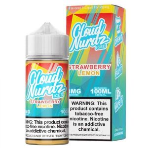 Cloud Nurdz Strawberry Lemon Iced Vape Juice