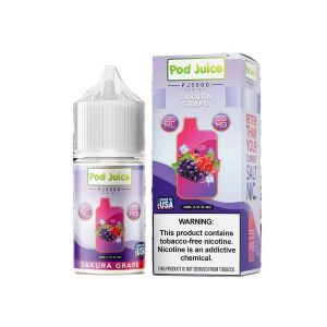 Pod Juice Salt PJ5000 Sakura Grape