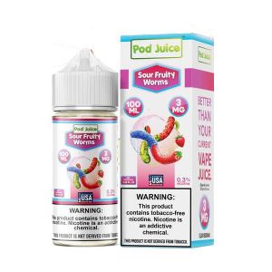 Pod Juice Sour Fruity Worms