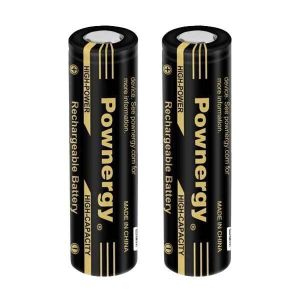 2500mAh 18650 Pownergy Battery 2 Pack