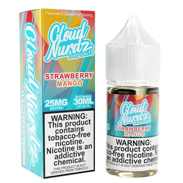 Cloud Nurdz TFN Salts Strawberry Mango Iced