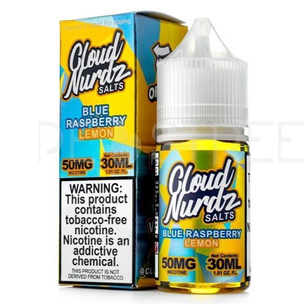 Cloud Nurdz Blue Raspberry Lemon Vape Juice