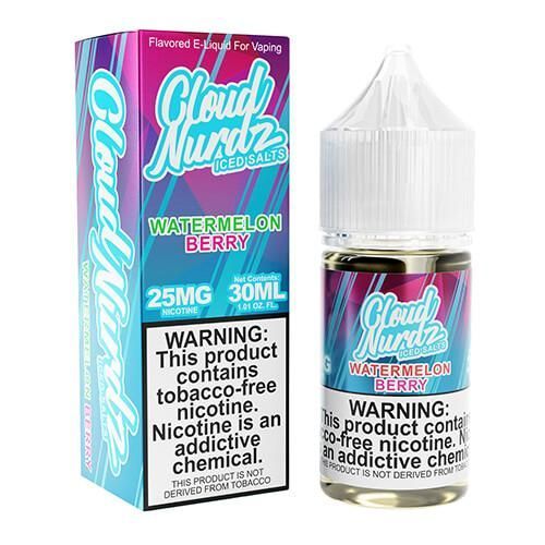 Cloud Nurdz TFN Salts Watermelon Berry Iced