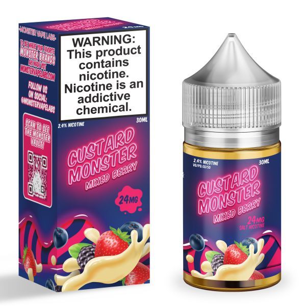 Custard Monster NTN Salts Mixed Berry