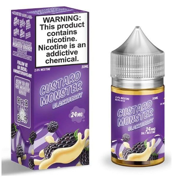 Custard Monster Synthetic Salts Blackberry
