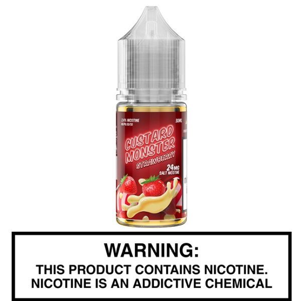 Custard Monster Synthetic Salts Strawberry