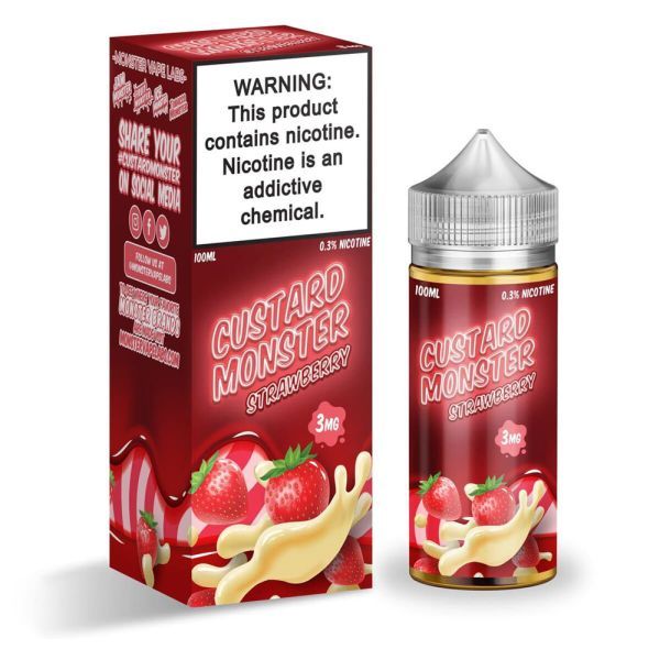 Custard Monster Synthetic Strawberry