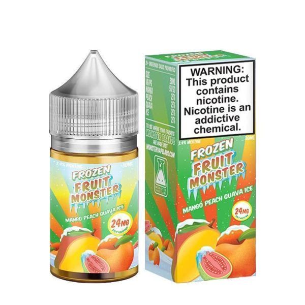Frozen Fruit Monster NTN Salts Mango Peach Guava Ice