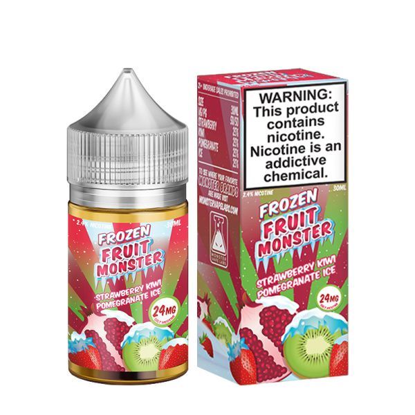 Frozen Fruit Monster NTN Salts Strawberry Kiwi Pomegranate Ice