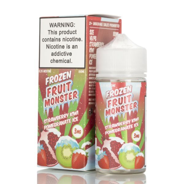 Frozen Fruit Monster Synthetic Strawberry Kiwi Pomegranate Ice