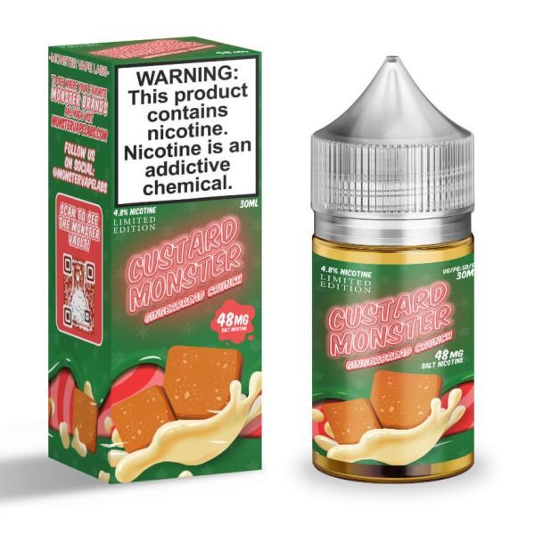 Custard Monster Salts Gingerbread Crunch