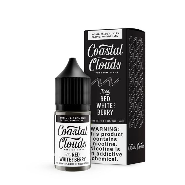 Coastal Clouds Salts Red White and Berry Ice