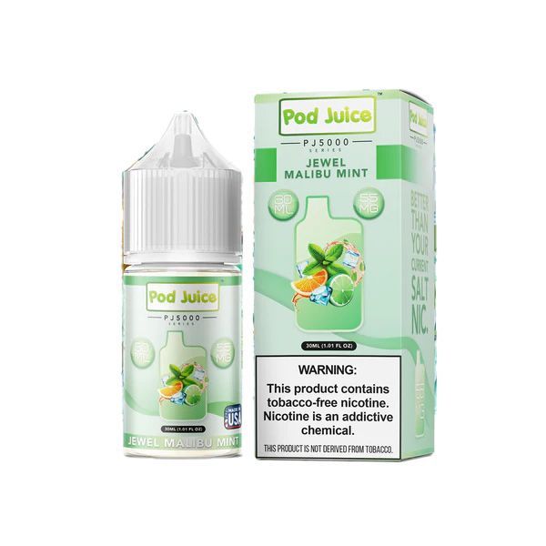 Pod Juice Salt PJ5000 Jewel Malibu Mint