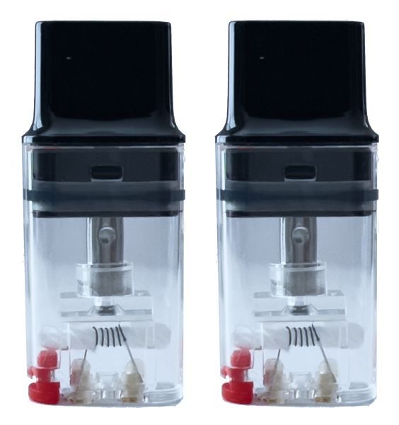 Two boulder rock vape pods side by side