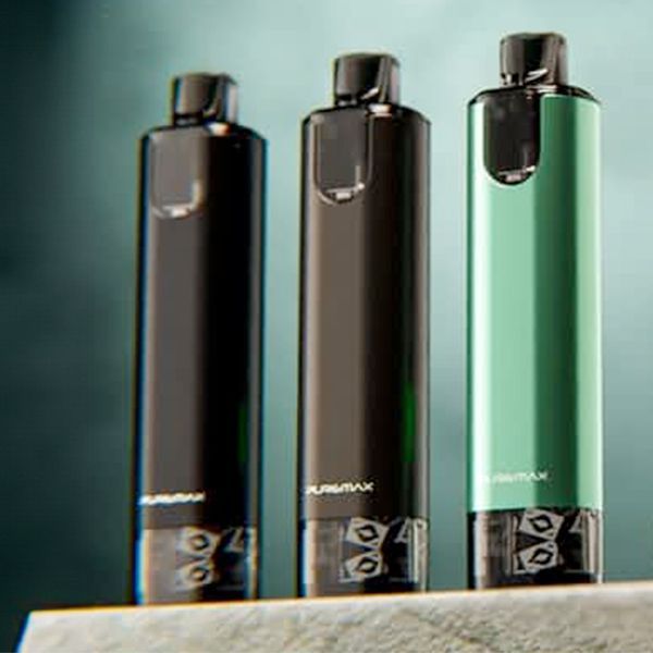 Black, Gunmetal and Green SXMini Puremax Kits on green graidant background
