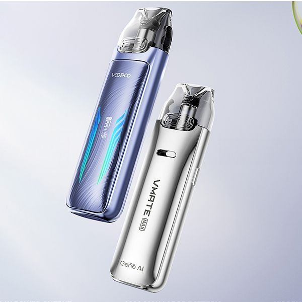 Blue and gray VooPoo Vmate Max kits