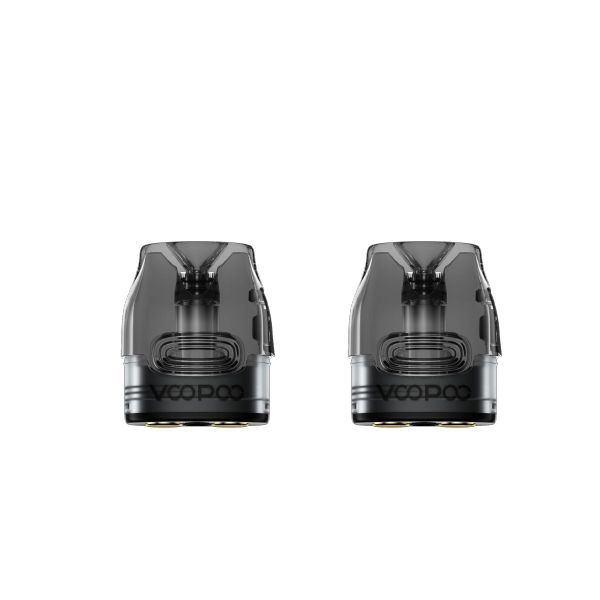 Two Voopoo Vmat pods displayed side by side