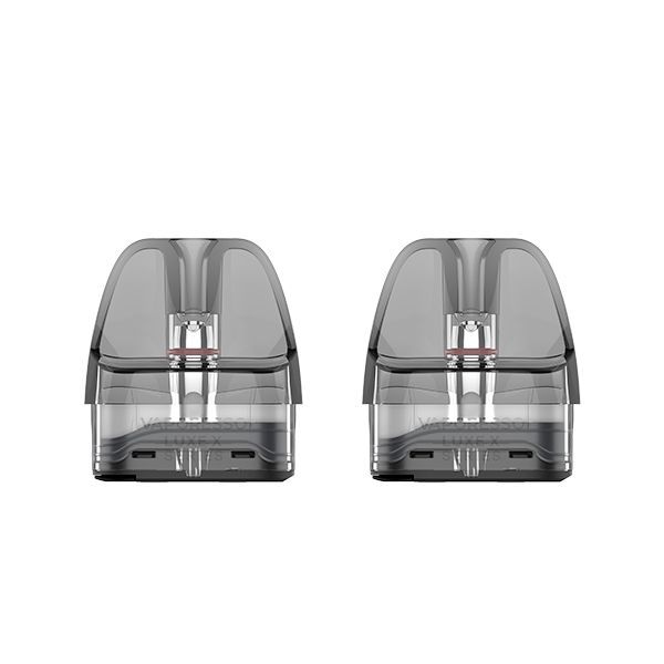 Two Vaporesso Luxe X replacement pods side by side 