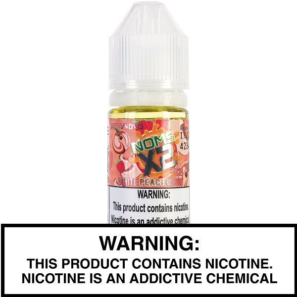 Noms X2 Salts White Peach Raspberry