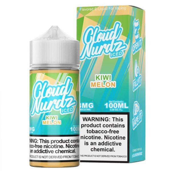 Cloud Nurdz TFN Kiwi Melon Iced