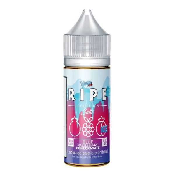 Ripe Collection Salts On Ice Blue Razzleberry Pomegranate