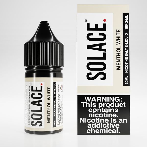 Solace Salts Menthol White