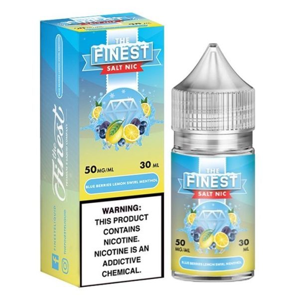 The Finest Salts Blue-Berries Lemon Swirl Menthol
