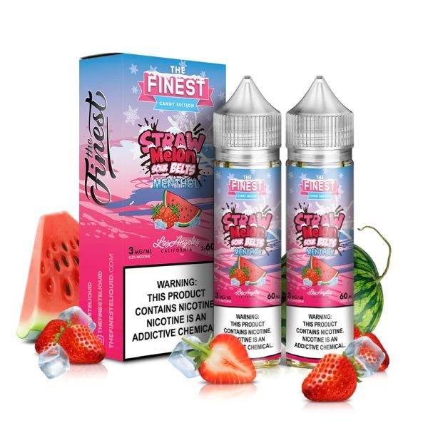 The Finest Strawmelon Sour Menthol - 2 Pack