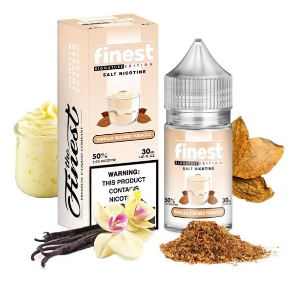 The Finest Salts Vanilla Custard Tobacco