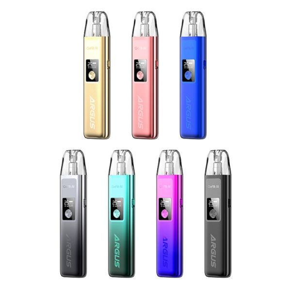 Selection VOOPOO Argus Pod Kit in different colors
