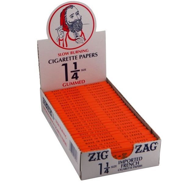 Zig Zag 1 1/4 Sz French Orange Papers