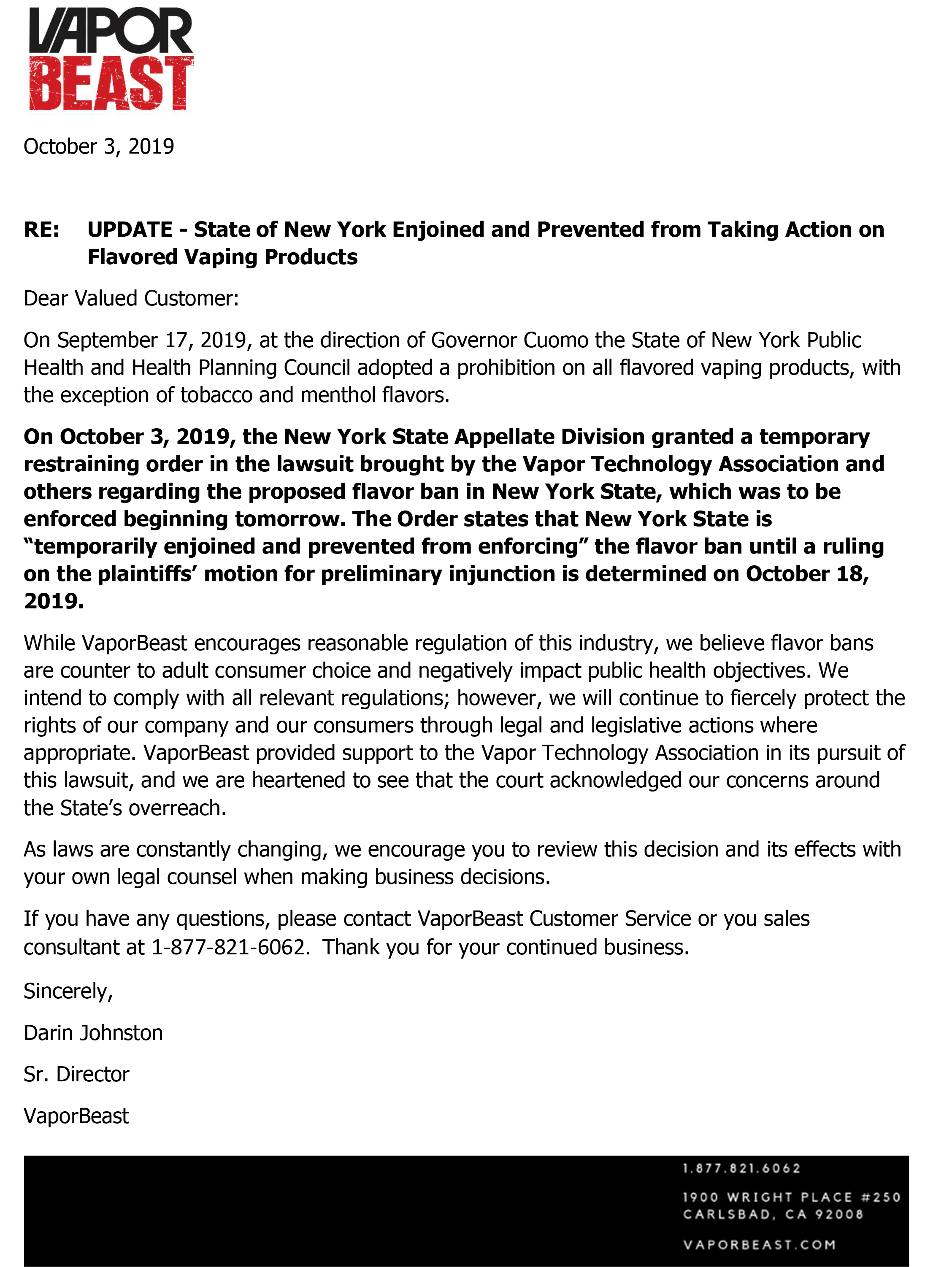 Vape Bans Affecting New York