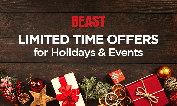 Limited Time Offers for Holidays & Events