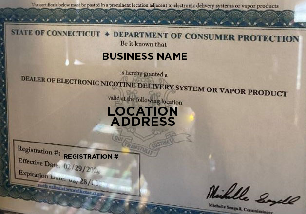 Connecticut Electronic Cigarette Permit