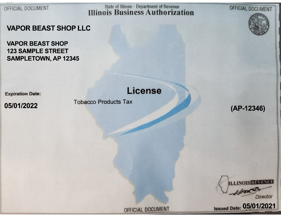 Illinois Tobacco Permit