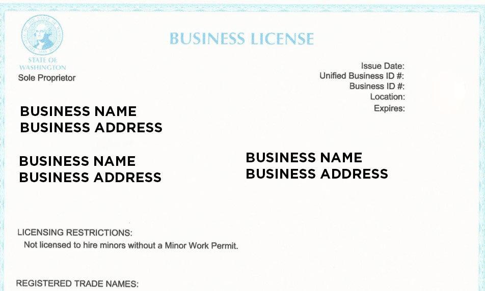 Washington Business Permit