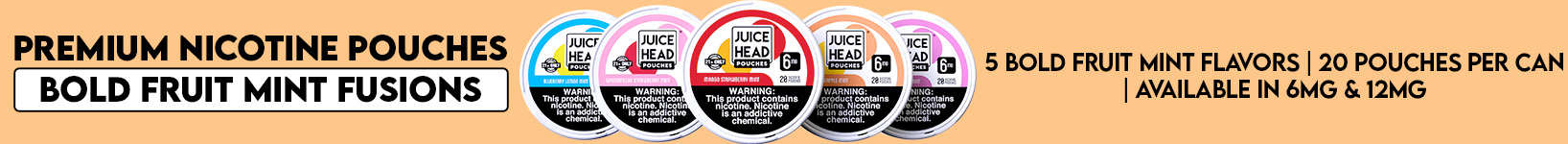 Juice Head ZTN Pouches are a satisfying, vape-less alternative to enjoy Juice Head’s tasty fruit flavors