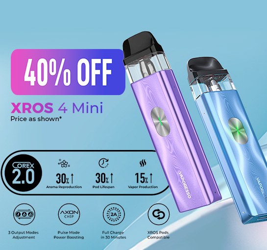40% OFF Vaporesso XROS 4 Mini Kit