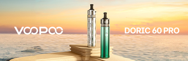 Powered by a 2500mAh built-in battery with up to 60W output, and featuring a 5ml PnP Pod Cartridge, the Doric 60 Pro ensures a satisfying vape every time!