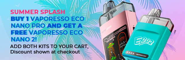 BOGO Alert: Buy 1 Vaporesso Eco Nano Pro and Get 1 Eco Nano 2 FREE