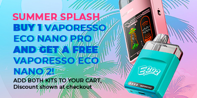 Buy 1 Vaporesso Eco Nano Pro and get a FREE Vaporesso Eco Nano 2!