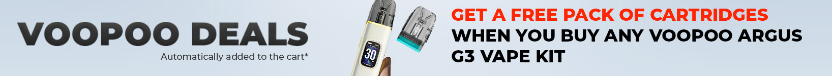  VooPoo Argus G3 Kit Buy A Kit Get Pods Free